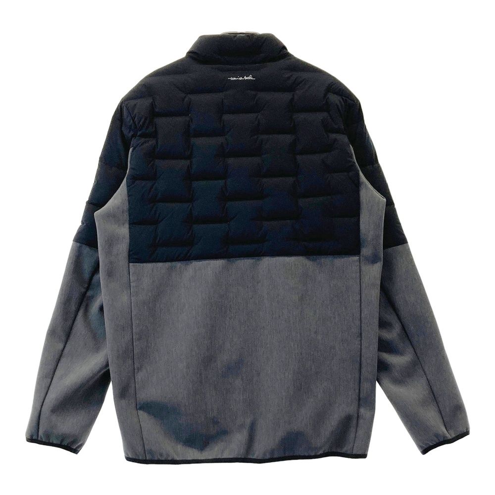 サイズ L TRAVIS MATHEW トラビスマシュー ダウン切替 裏フリース ジップジャケット グレー系 ゴルフウェア メンズ ストスト