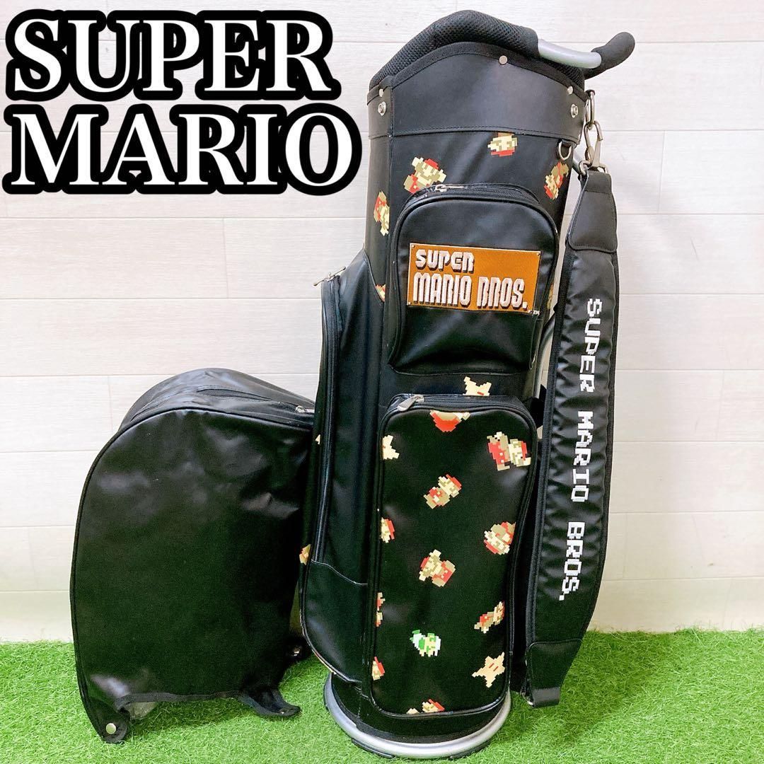 M3.スーパーマリオ　希少　ゴルフクラブ　キャディーバッグ　任天堂　ニンテンドー M3.スーパーマリオ 希少 ゴルフクラブ キャディーバッグ 任天堂