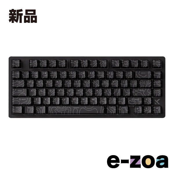 MCHOSE マイチューズ ラピッドトリガーキーボード Jet 75 Black Topographic ブラック MC-JET75-10 2658825