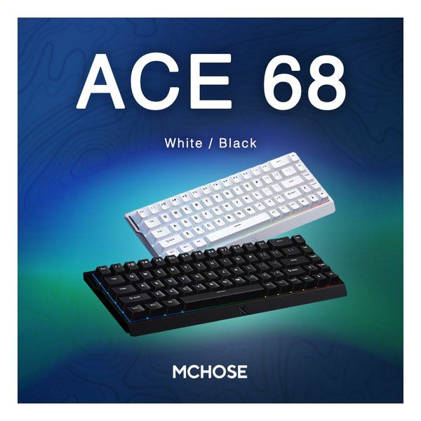 MCHOSE マイチューズ ラピッドトリガーキーボード ACE 68 Uranus Magnetic Switch Standard ホワイト MC 14 2658823