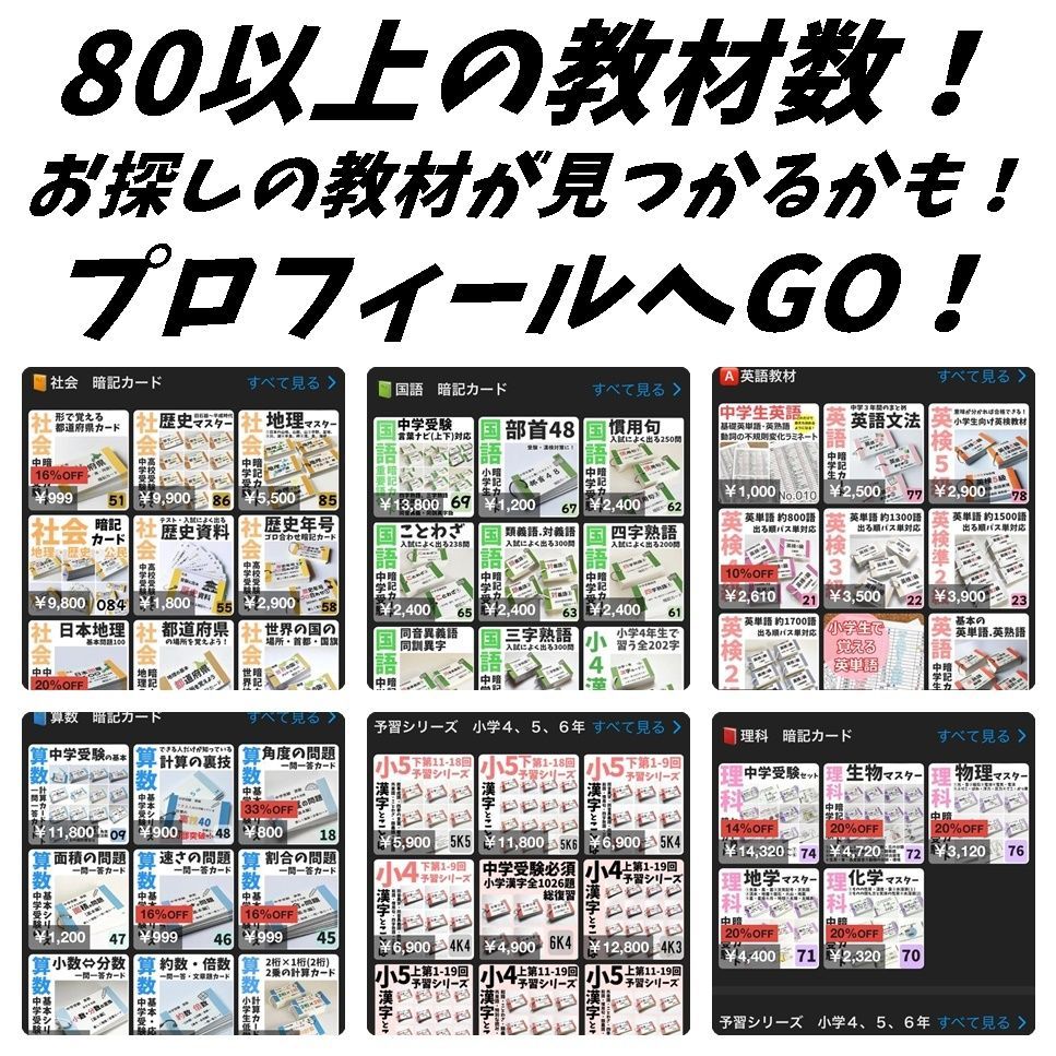 ○【052】社会 わかりやすい日本の地理100 暗記カード 中学受験