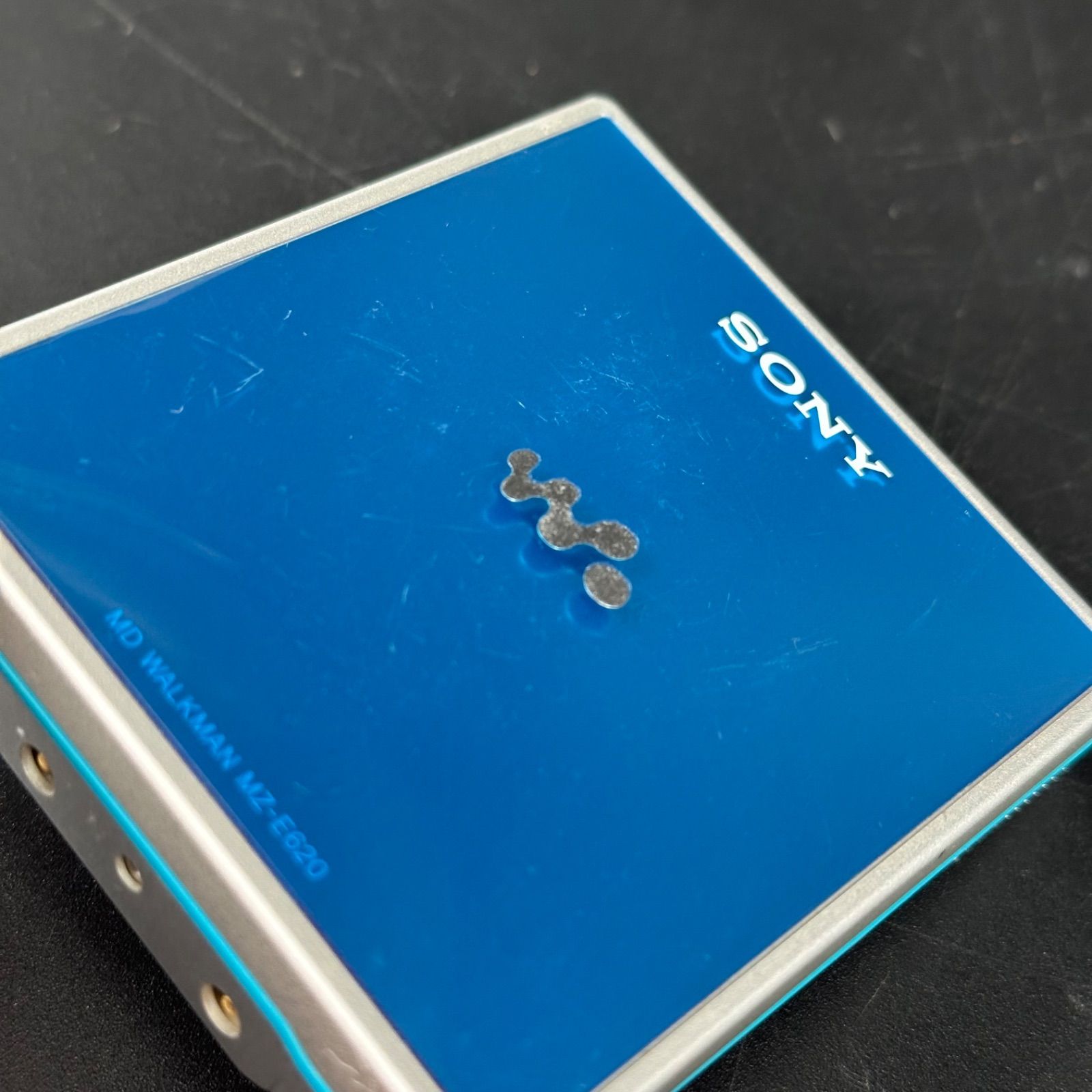 SONY MD WALKMAN MZ-E620 ポータブルMDプレーヤー ブルー 青 - メルカリ