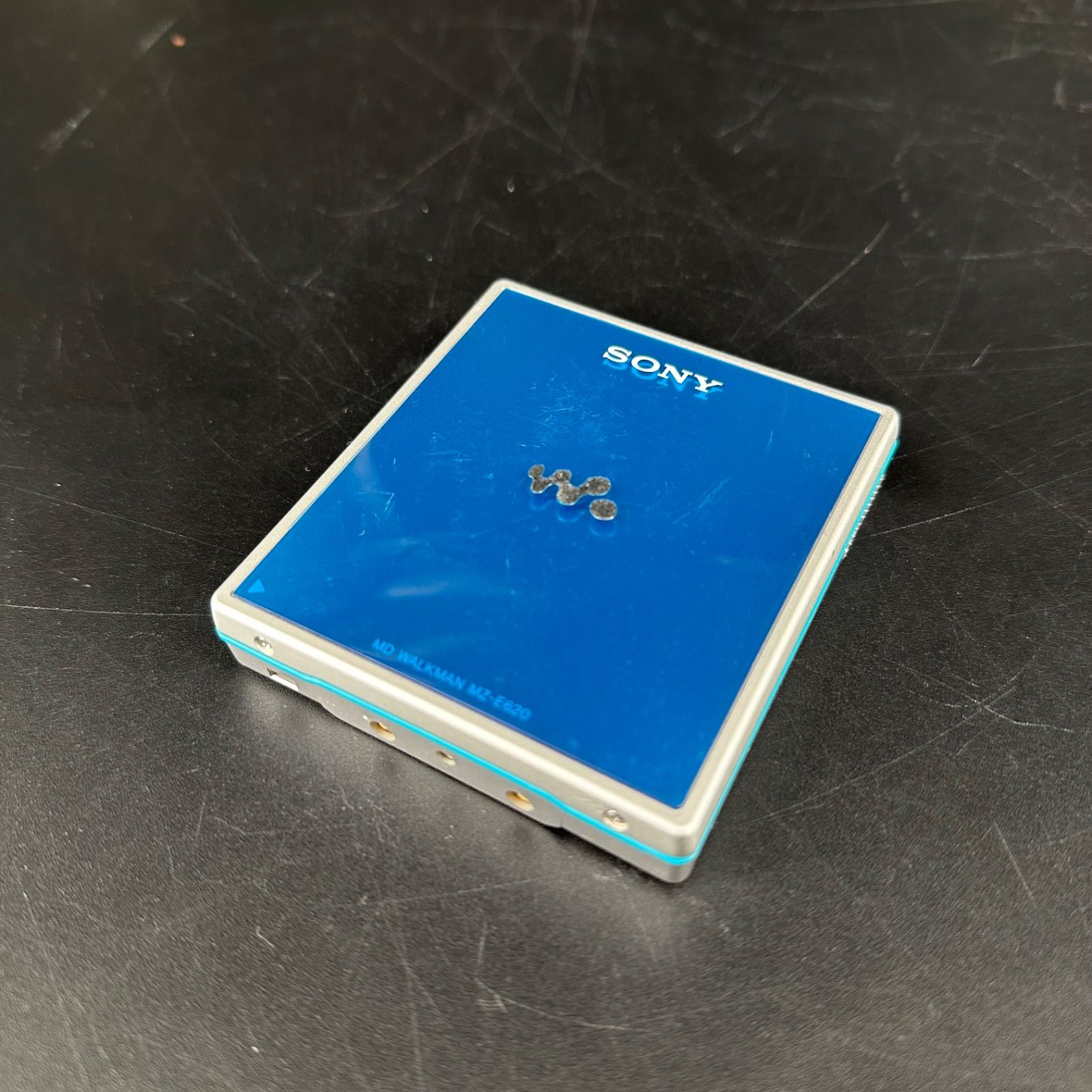 SONY MD WALKMAN MZ-E620 ポータブルMDプレーヤー ブルー 青 - メルカリ