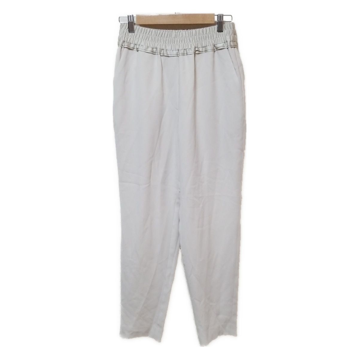 CYCLAS シクラス パンツ サイズ38 M レディース - アイボリー フルレングス ウエストゴム