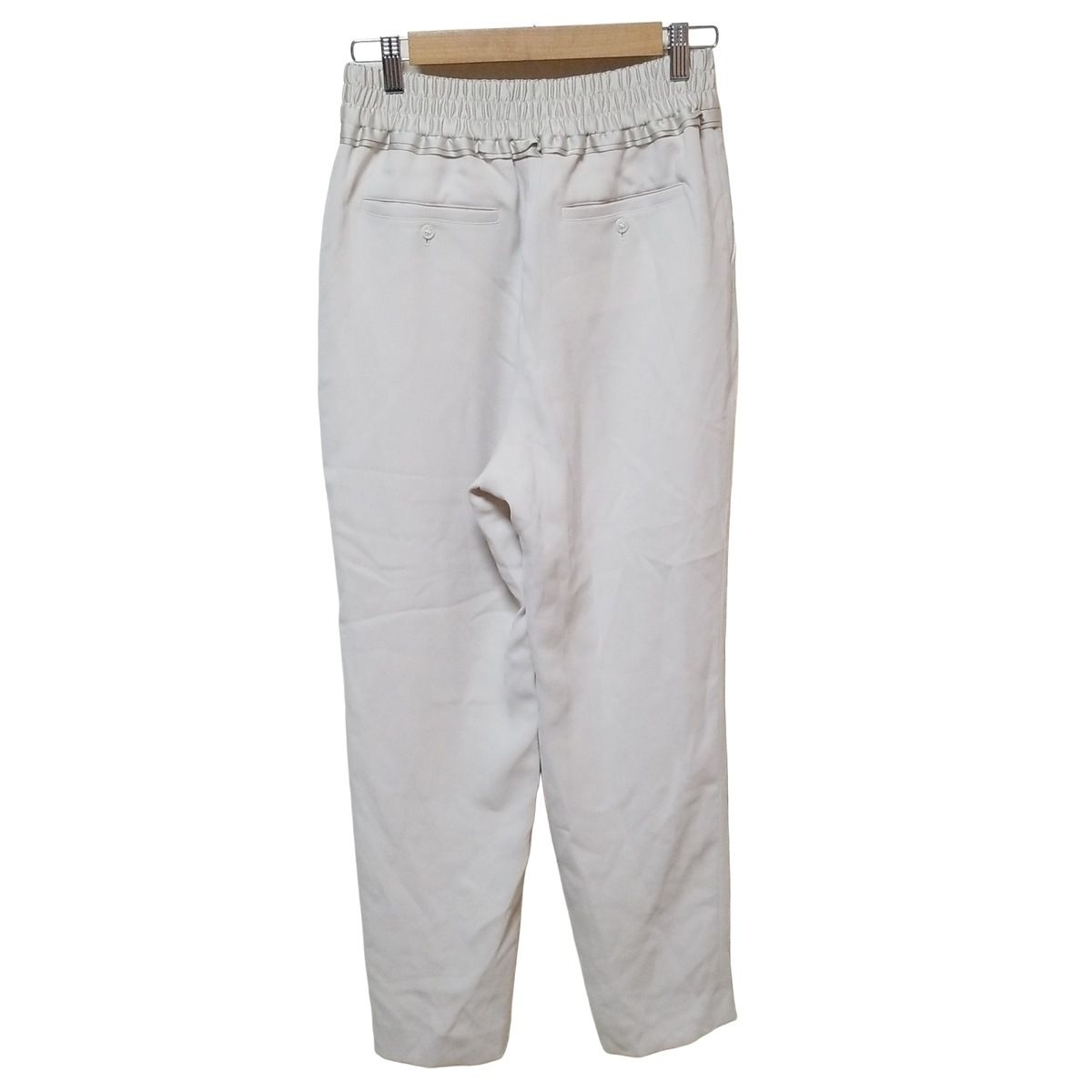 CYCLAS シクラス パンツ サイズ38 M レディース - アイボリー フルレングス ウエストゴム