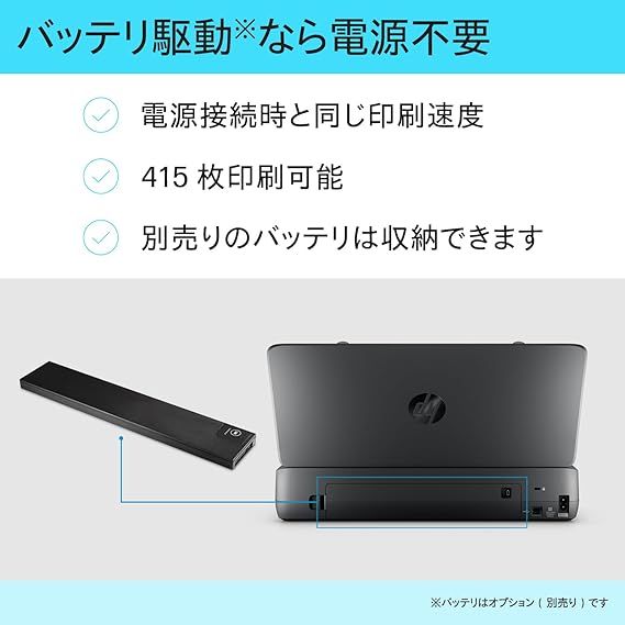 HP A 4モバイルプリンター OfficeJet 200 CZ 993 ABJ