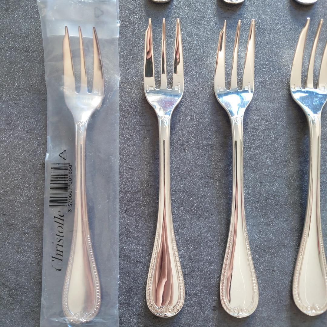美品 クリストフル マルメゾン ケーキフォークコーヒースプーン 未開封