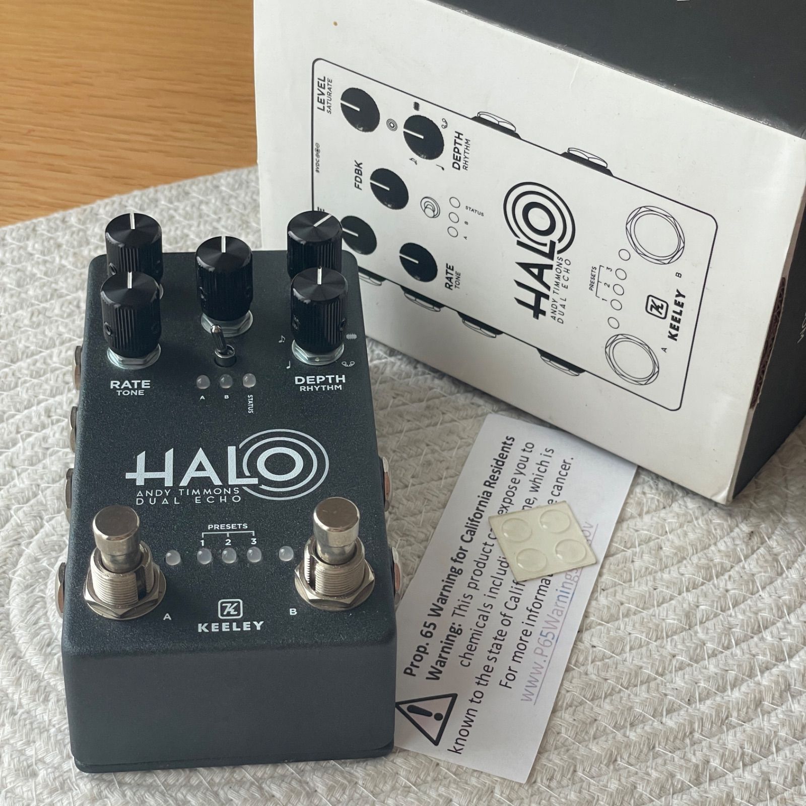 Keeley Halo Andy Timmons Dual Echo デュアルエコー エフェクター キーリー