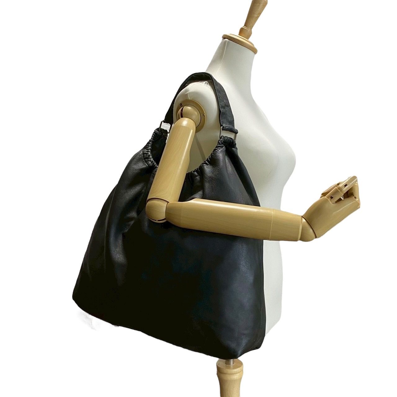 B4167】ANTEPRIMA アンテプリマ トートバッグ レザー ブラック ワン