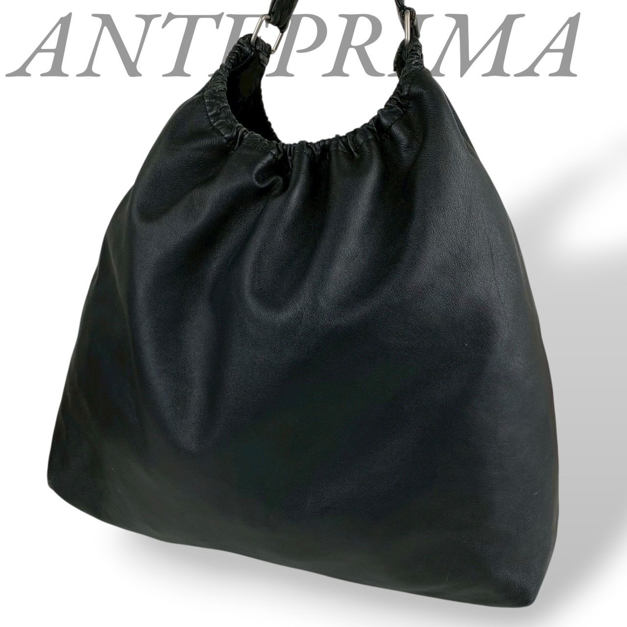 B4167】ANTEPRIMA アンテプリマ トートバッグ レザー ブラック ワン
