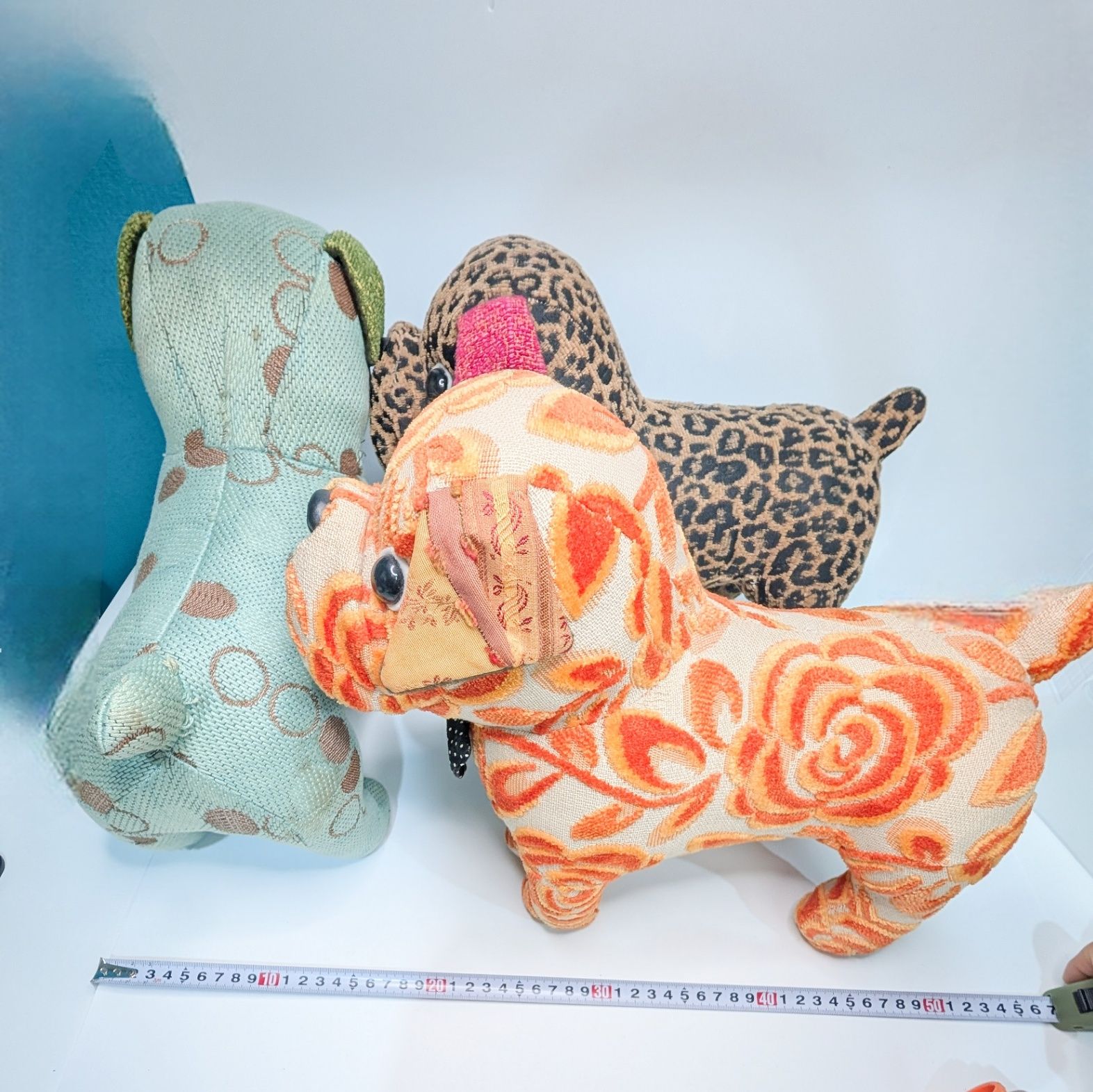 ブルドッグ パグ ぬいぐるみ 3点セット 個性的 わんこ 現状品 おおきめ
