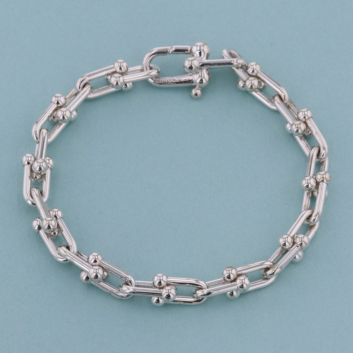 TIFFANY-Co. ティファニー ハードウェア スモール リンク ブレスレット 60153085 レディース スターリングシルバー