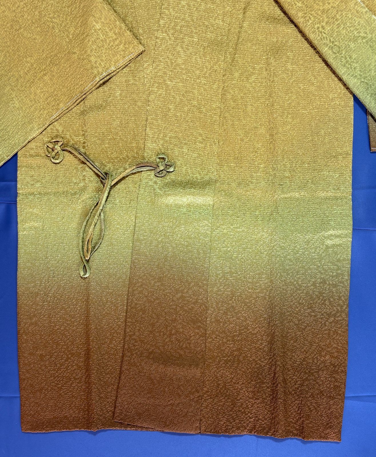  きもの蔵 膨れ織地 染わけ道中着 未着用 その他 着物