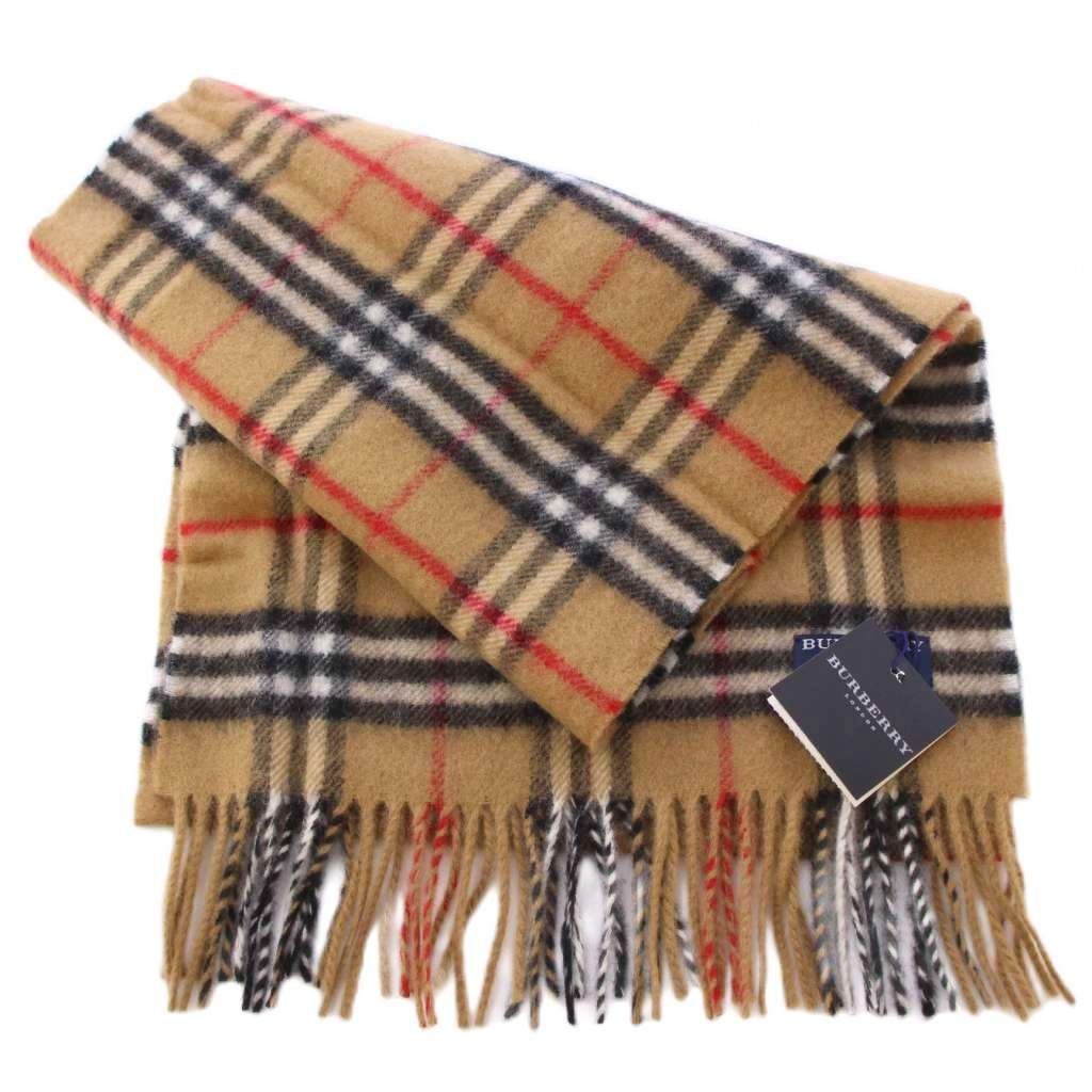 バーバリー ロンドン BURBERRY LONDON マフラー フリンジ ノバチェック