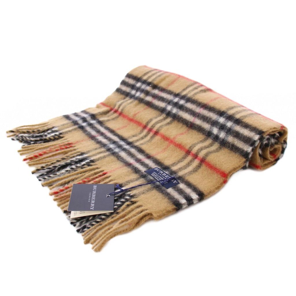 バーバリー ロンドン BURBERRY LONDON マフラー フリンジ ノバチェック