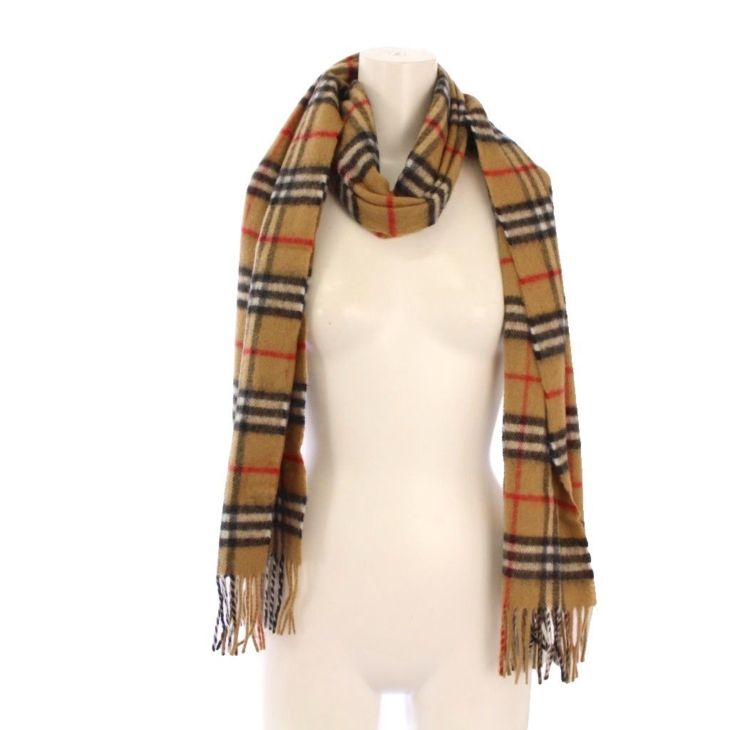 バーバリー ロンドン BURBERRY LONDON マフラー フリンジ ノバチェック