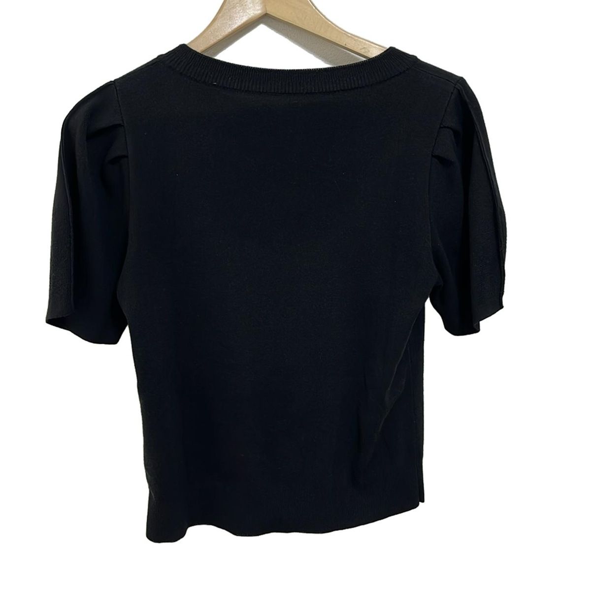 FOXEY フォクシー 半袖カットソー サイズ40 M レディース - 43438 黒 ニット