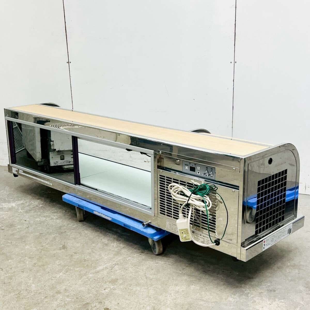 大穂製作所 卓上型 冷蔵ショーケース OHLCc-1500L W1500×D400×H365