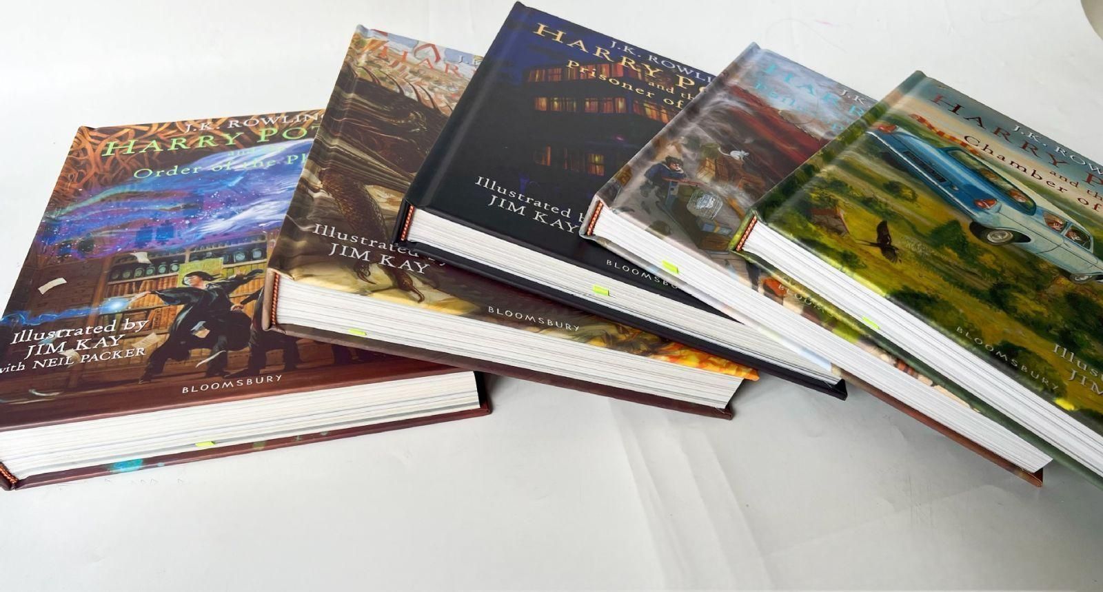 Harry Potter Illustrated Edition イラストバージョン 5冊セット 英語絵本 洋書 sh 14