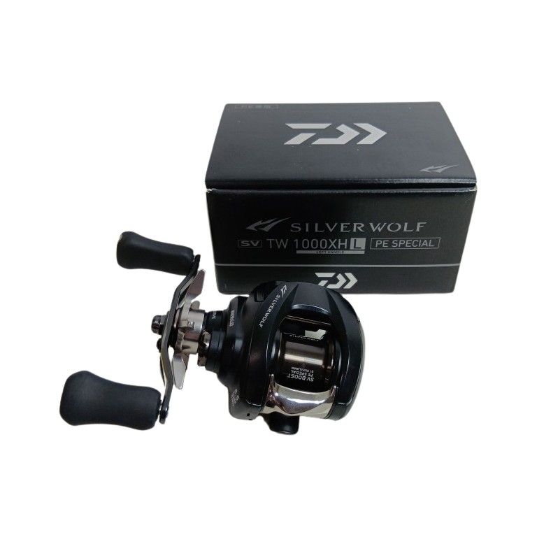 DAIWA ダイワ 釣り用品 リール ベイトリール 00631517 シルバーウルフ SV TW PE 1000XHL キズ有 程度B