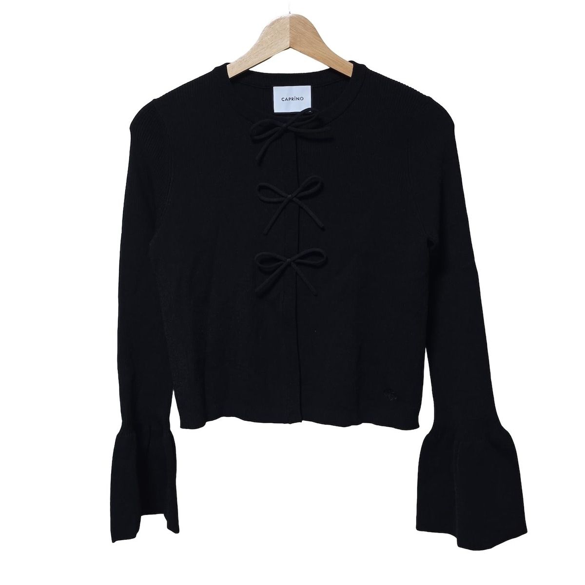 CAPRINO(カプリーノ) カーディガン サイズ38 M レディース美品 - 黒