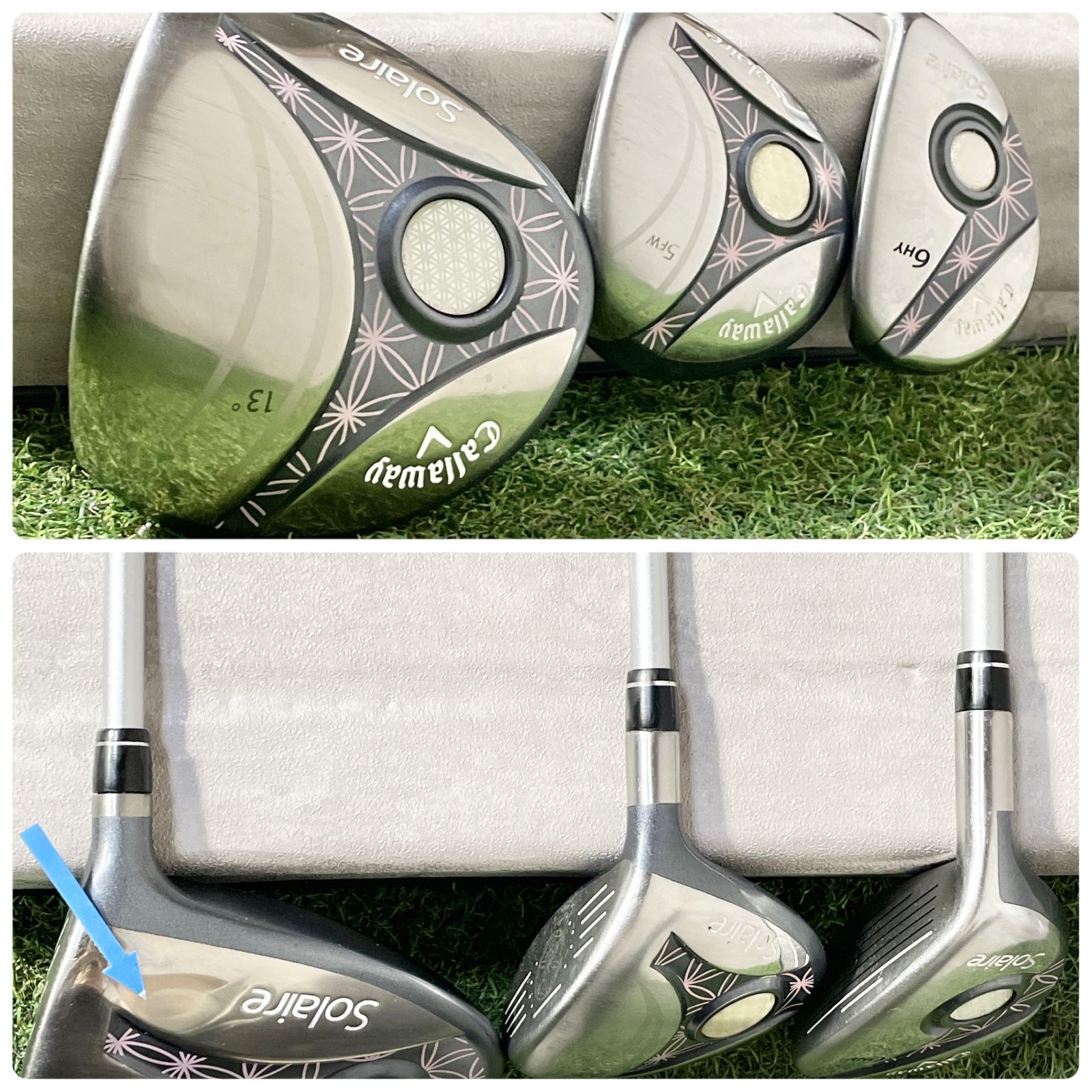Callaway Solaire 現行モデル レディース L 初心者 ゴルフクラブセット