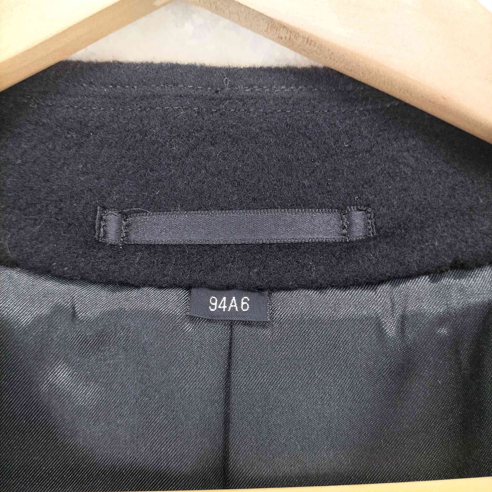 古着 カシミヤ混比翼ステン