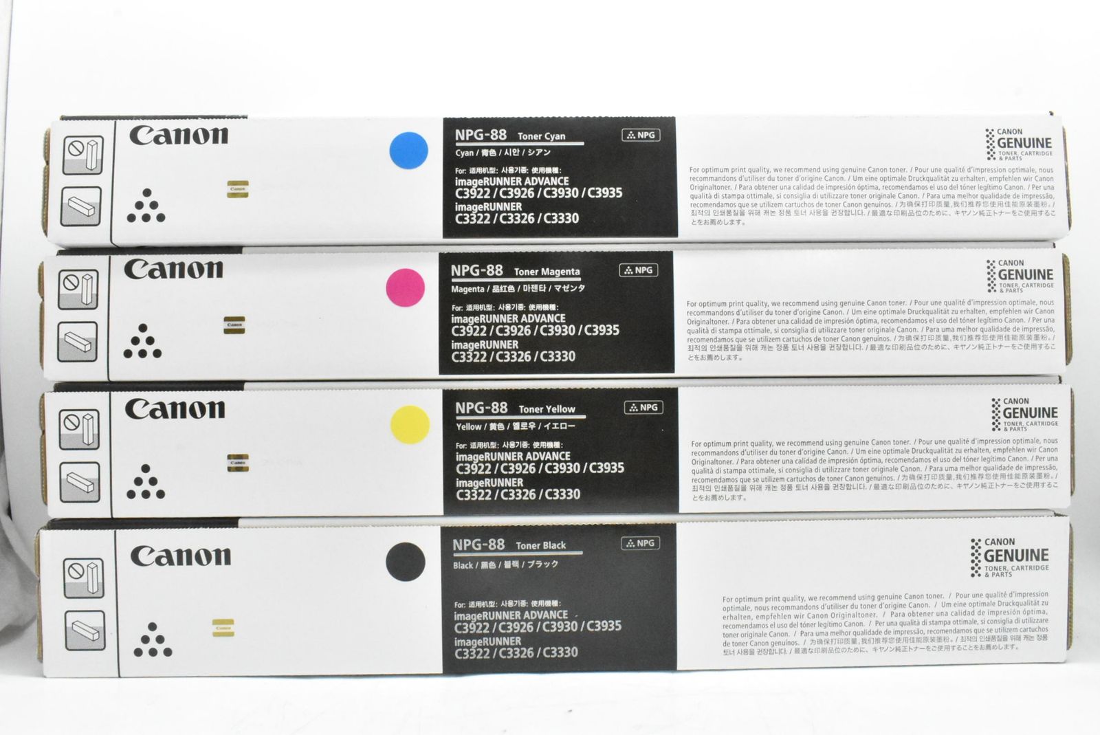 CANON 純正 トナー NPG-88 4色 シアン マゼンタ イエロー ブラック キャノン ITRP6EYMOMJC-D-N26-byebye