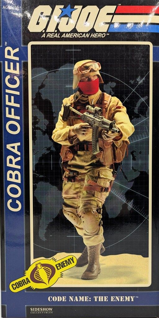 SIDESHOW A REAL AMERICAN HERO G.I.JOE CobraOfficer デザートスペシャリスト