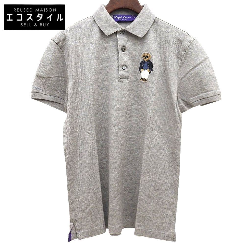 RalphLauren PURPLE LABEL ラルフローレン パープルレーベル ポロベア ポロシャツ トップス レディース グレー XS XS