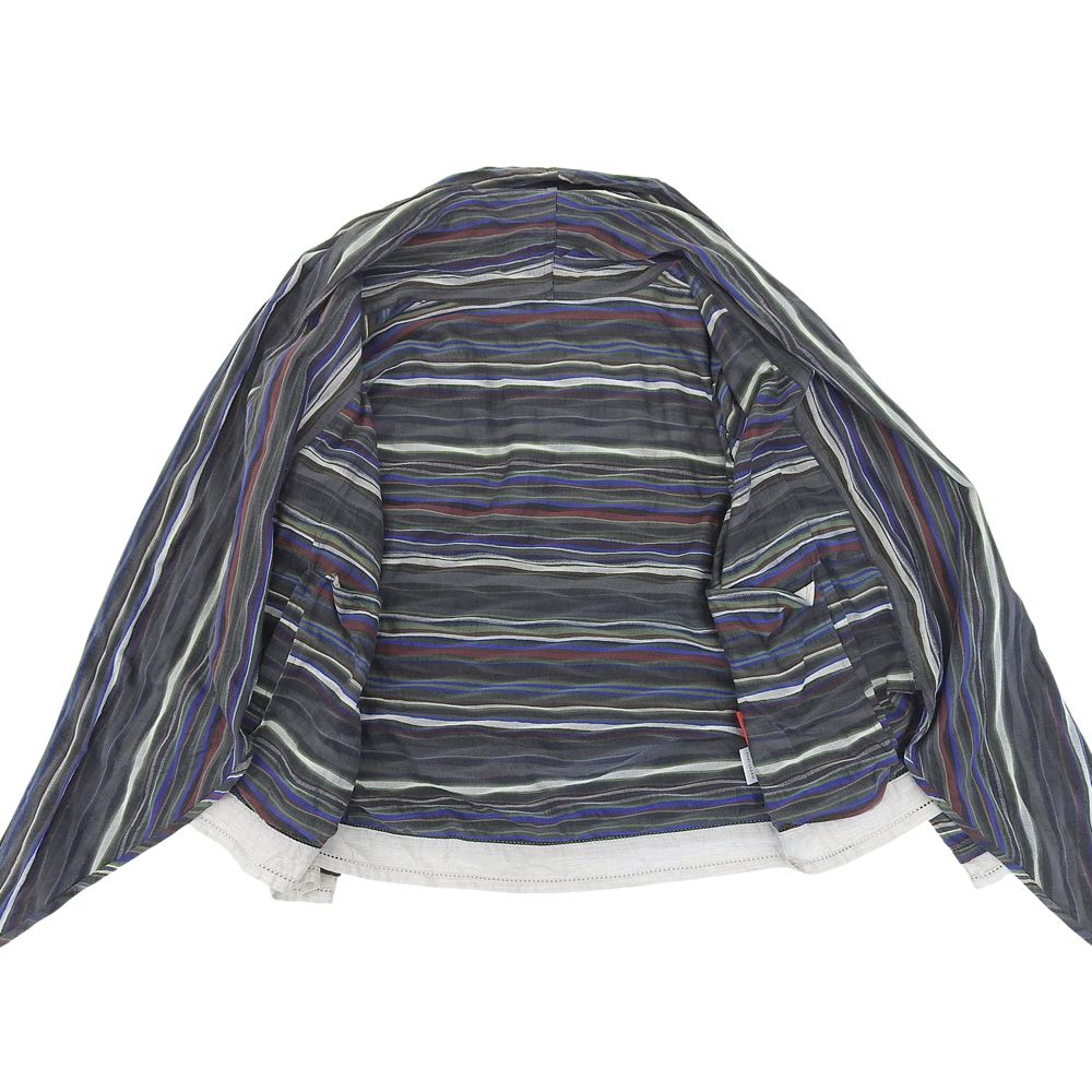 送料無料！ Haat ハート ボーダー デザイン シャツ カーディガン トップス レディース グリーン系 2 HA93FJ632 2 大人気！