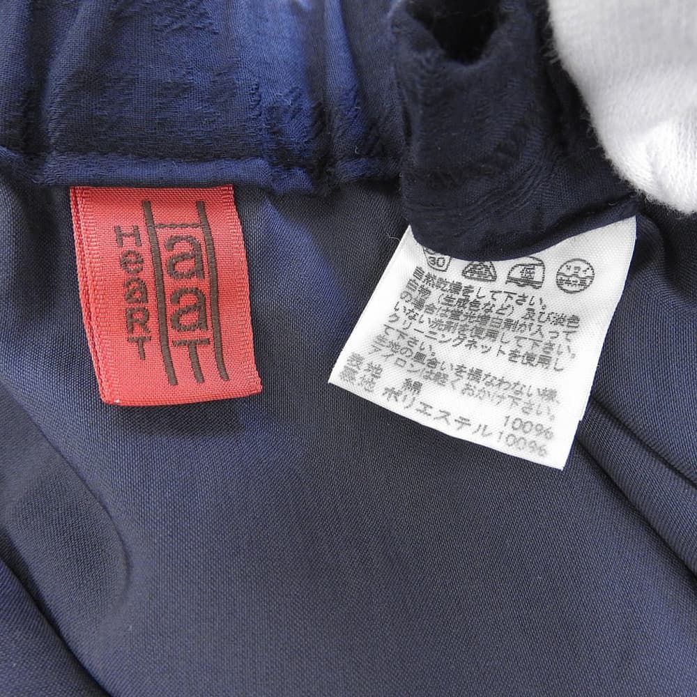 Haat ハート 刺繍 スカート ボトムス レディース ネイビー 3 HA81FG586 3 GINKGOPHARMACY_COM