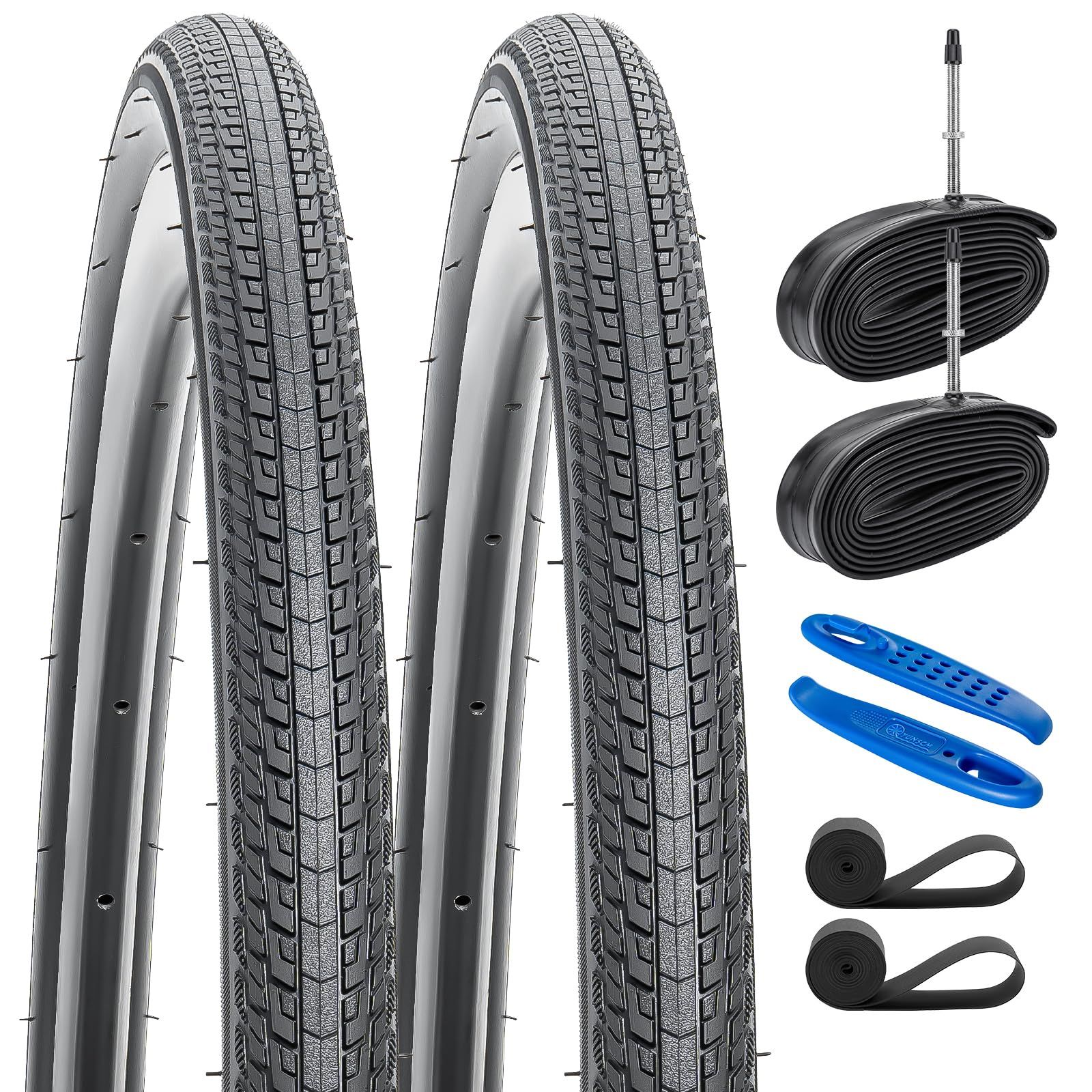 新品 YunSCM 2本セット700 28c タイヤ700x28c/30c 28-622 自転車タイヤ