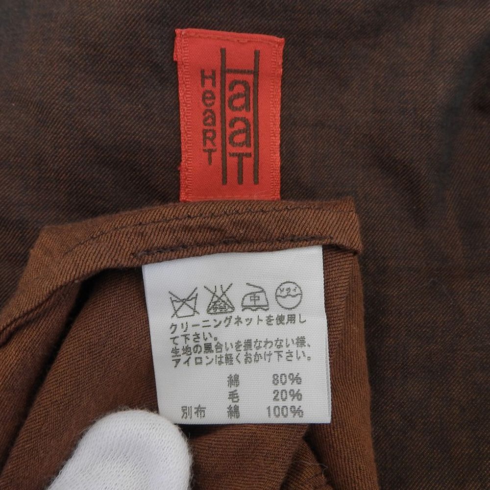 Haat ハート ノースリーブデザイン ワンピース レディース ブラウン 3  