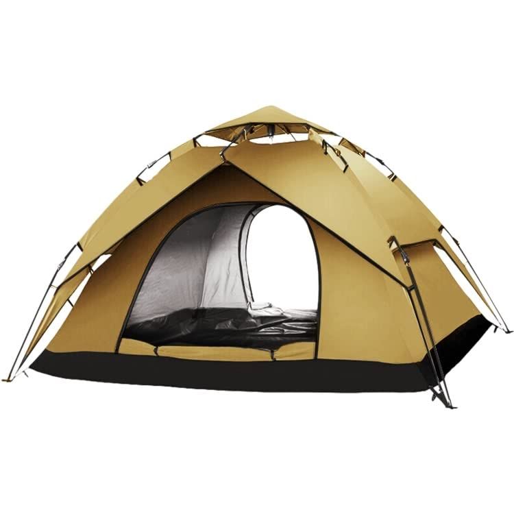 ラドウェザー テント ワンタッチ 4人用 2層構造 フルクローズ 防水 uvカット 大型 キャンプ用品 登山 ファミリー