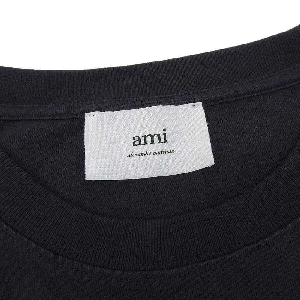  AMI PARIS アミパリス フランス ロゴTシャツ トップス レディース ブラック L その他 トップス