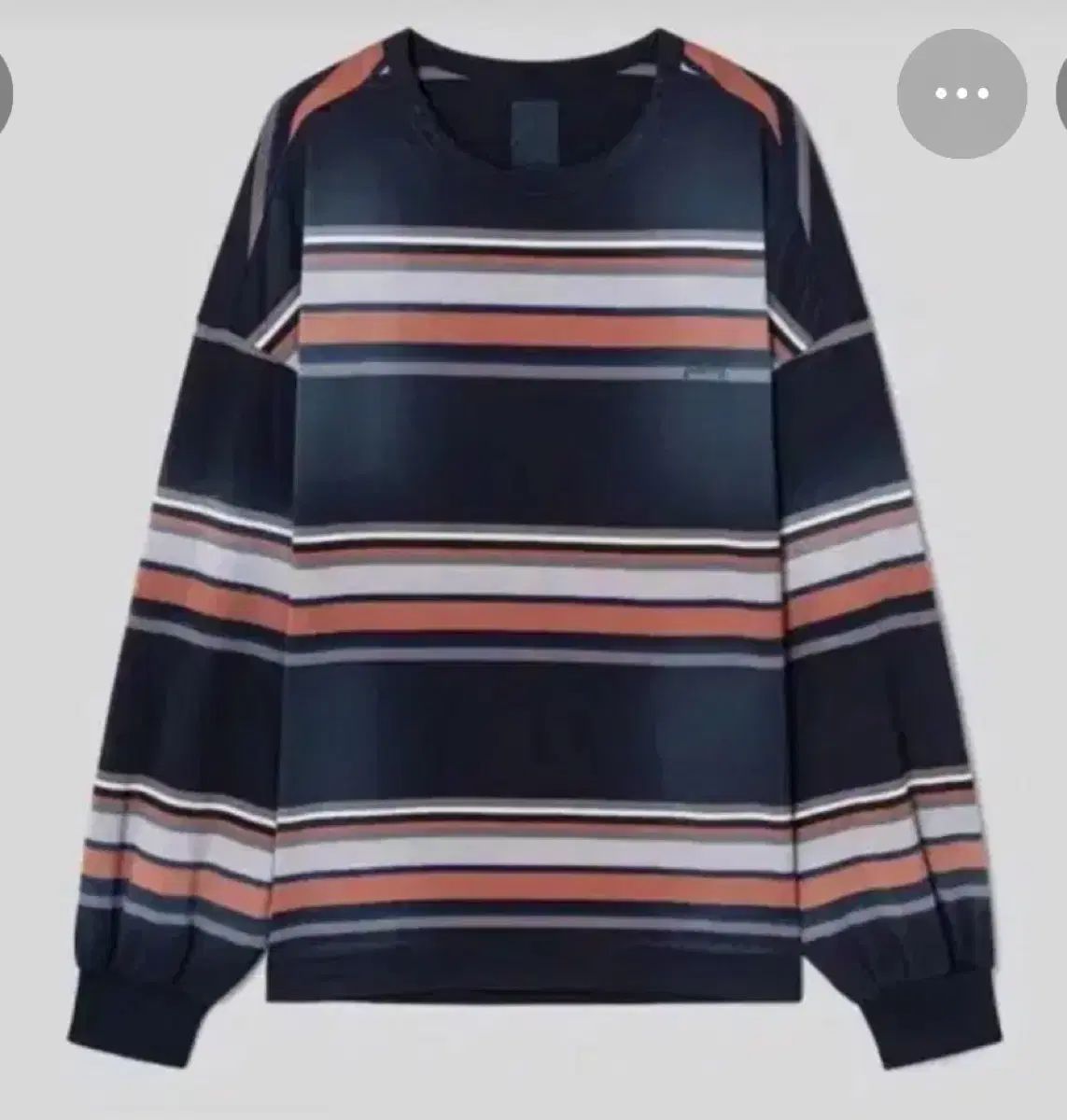 ジュンジェイ 25FW ヴィンテージ セブン ブロック ストライプ オーバーサイズ ロングスリーブ M