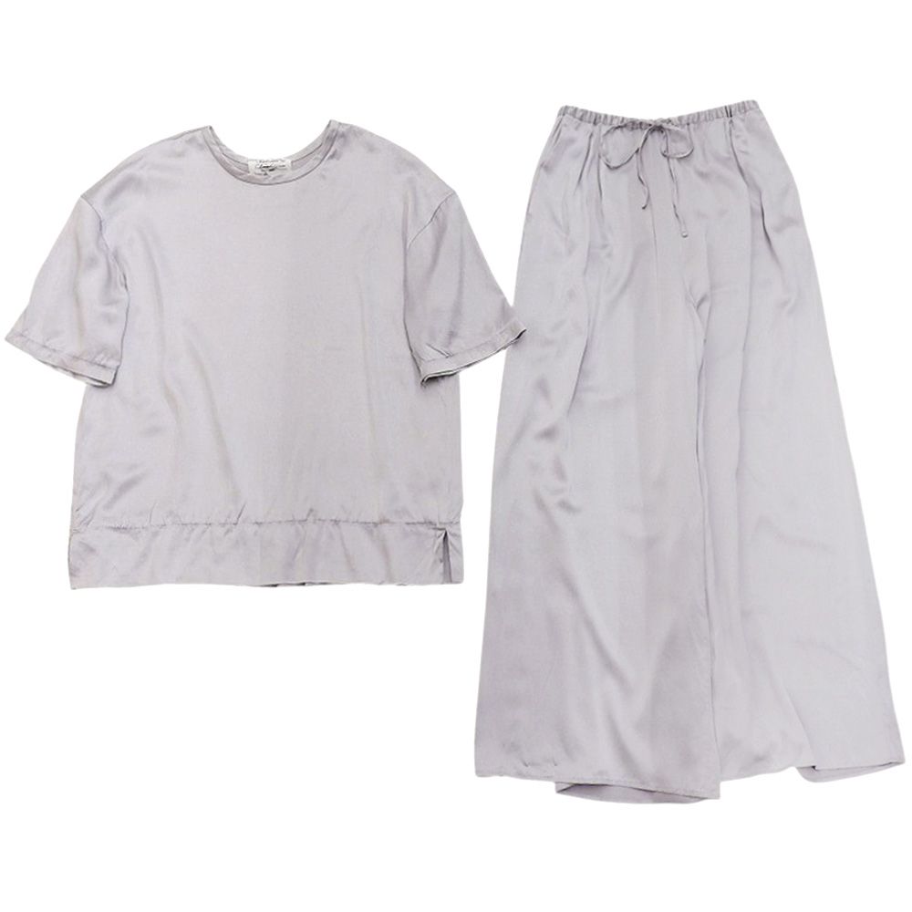 Chaos カオス モーラTシャツ＆モーラワイドパンツ スーツ セットアップ レディース グレー F CH206275ER-00 24SS F