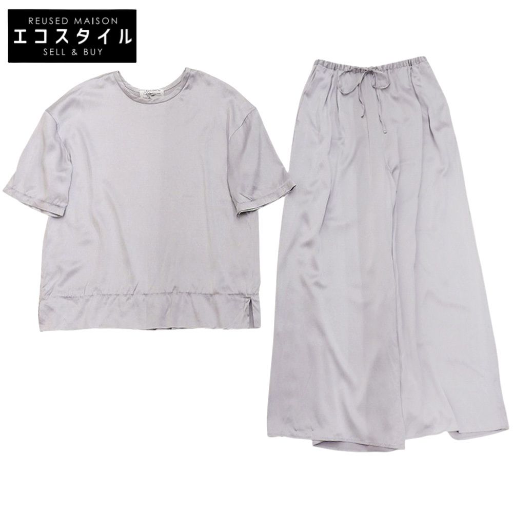 Chaos カオス モーラTシャツ＆モーラワイドパンツ スーツ セットアップ レディース グレー F CH206275ER-00 24SS F