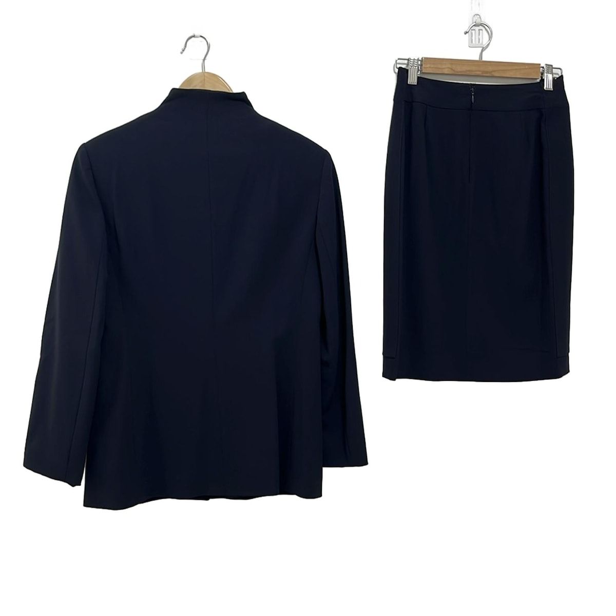 EMPORIOARMANI エンポリオアルマーニ スカートスーツ レディース - ダークネイビー