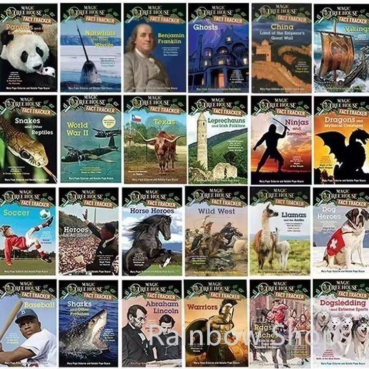 新品 最新版 Magic Tree House Fact Tracker 44冊 英語 洋書 sh25
