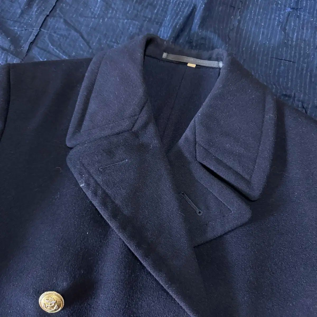 60s ドイツ 海軍 ダブル ブレスト ピーコート 18