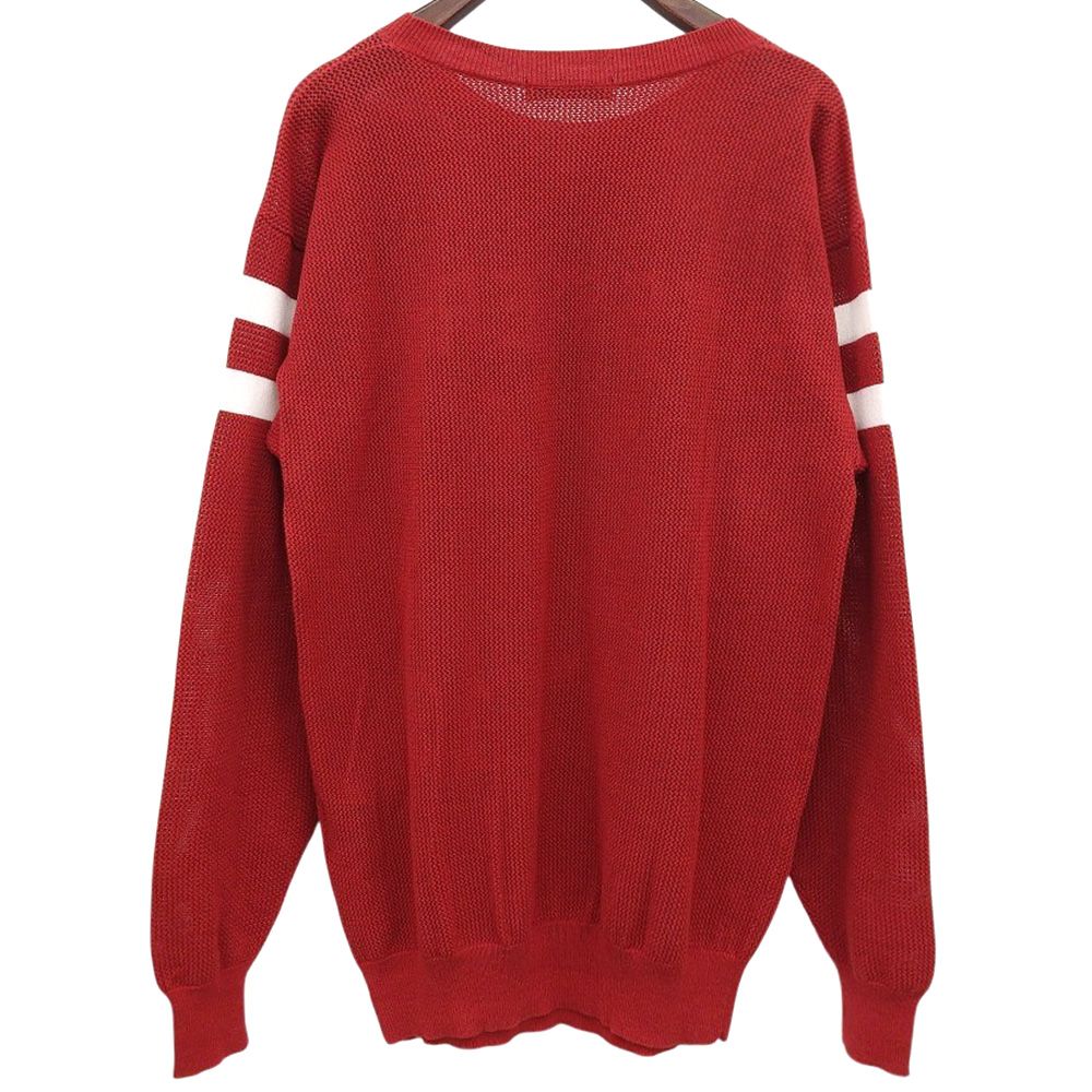  GLAMOUR ヒステリックグラマー WOLF 編込 メッシュ プルオーバー トップス レディース レッド その他 トップス