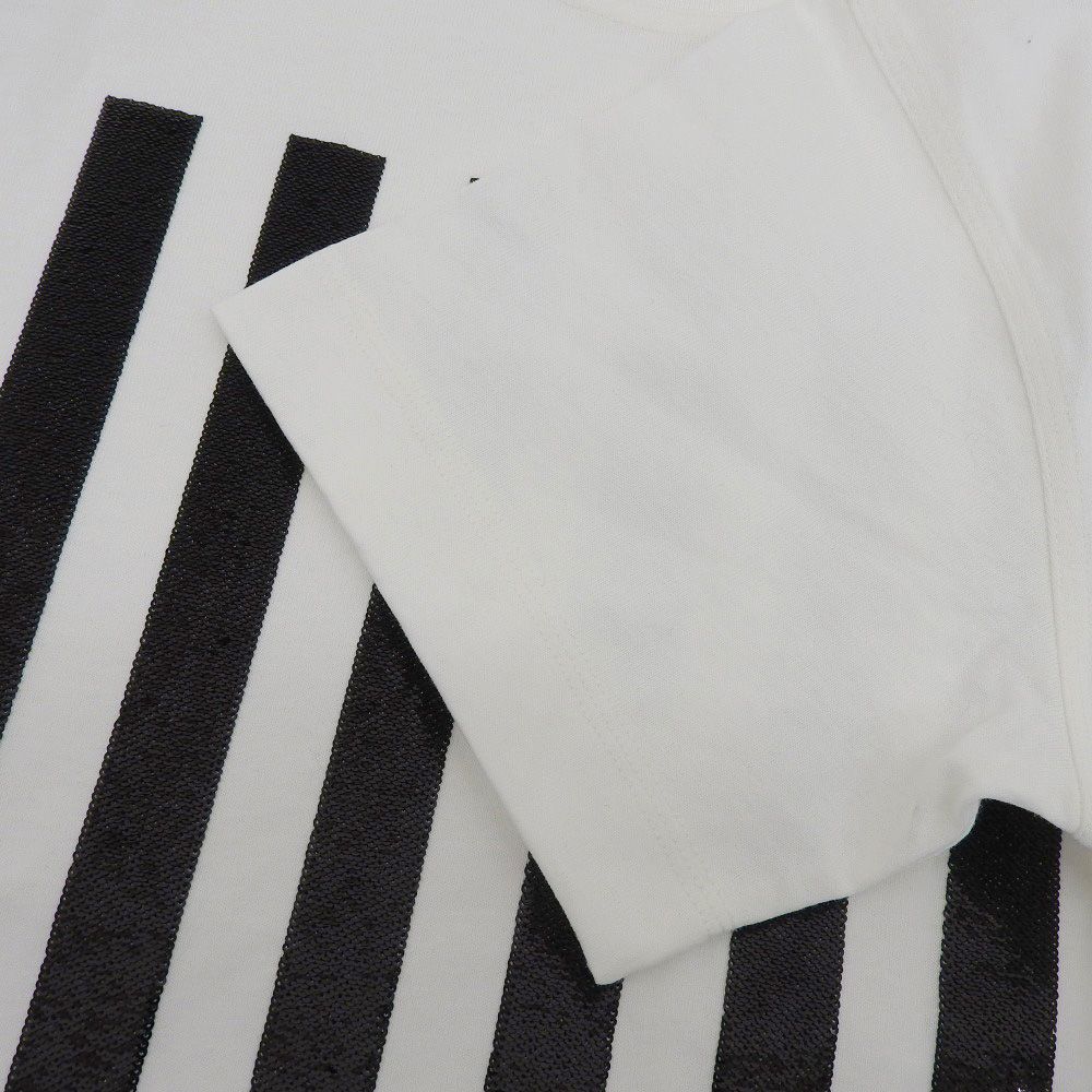  MARC JACOBS マーク ジェイコブス RUNWAY ICONS STRIPE BOX TEE トップス レディース ホワイト×ブラック XS 24年 その他 トップス