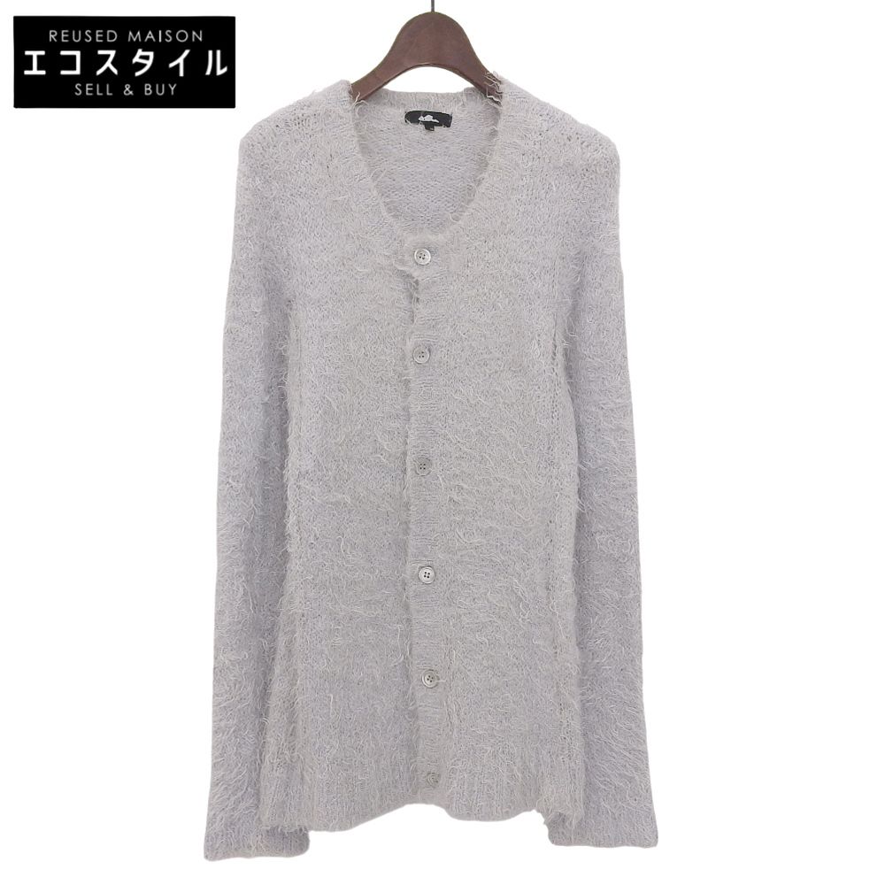 LAD MUSICIAN ラッドミュージシャン シャギーニット カーディガン トップス メンズ グレー 44 2205-001 44