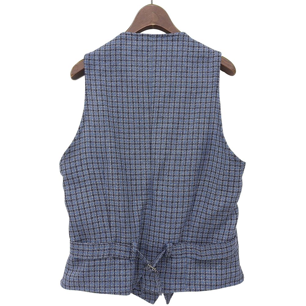 LARDINI ラルディーニ 美品 ウール×リネン ブートニエール付き ベスト