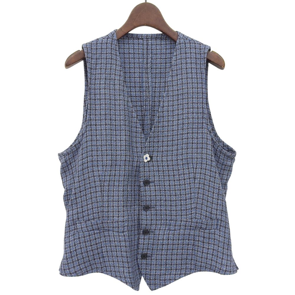 <美品> LARDINI ウール グレー ジャケット ブートニエール サイズ46 LARDINI(ラルディーニ) DOUBLE BREAST WOOL TAILORED JACKET ダブル