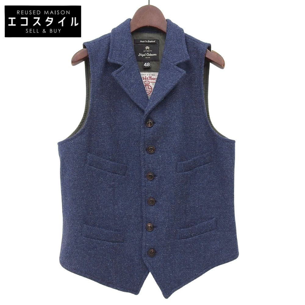 NIGEL CABOURN ナイジェルケーボン ウール100 マロリーベスト メンズ ネイビー 48 8041-11-70000 48