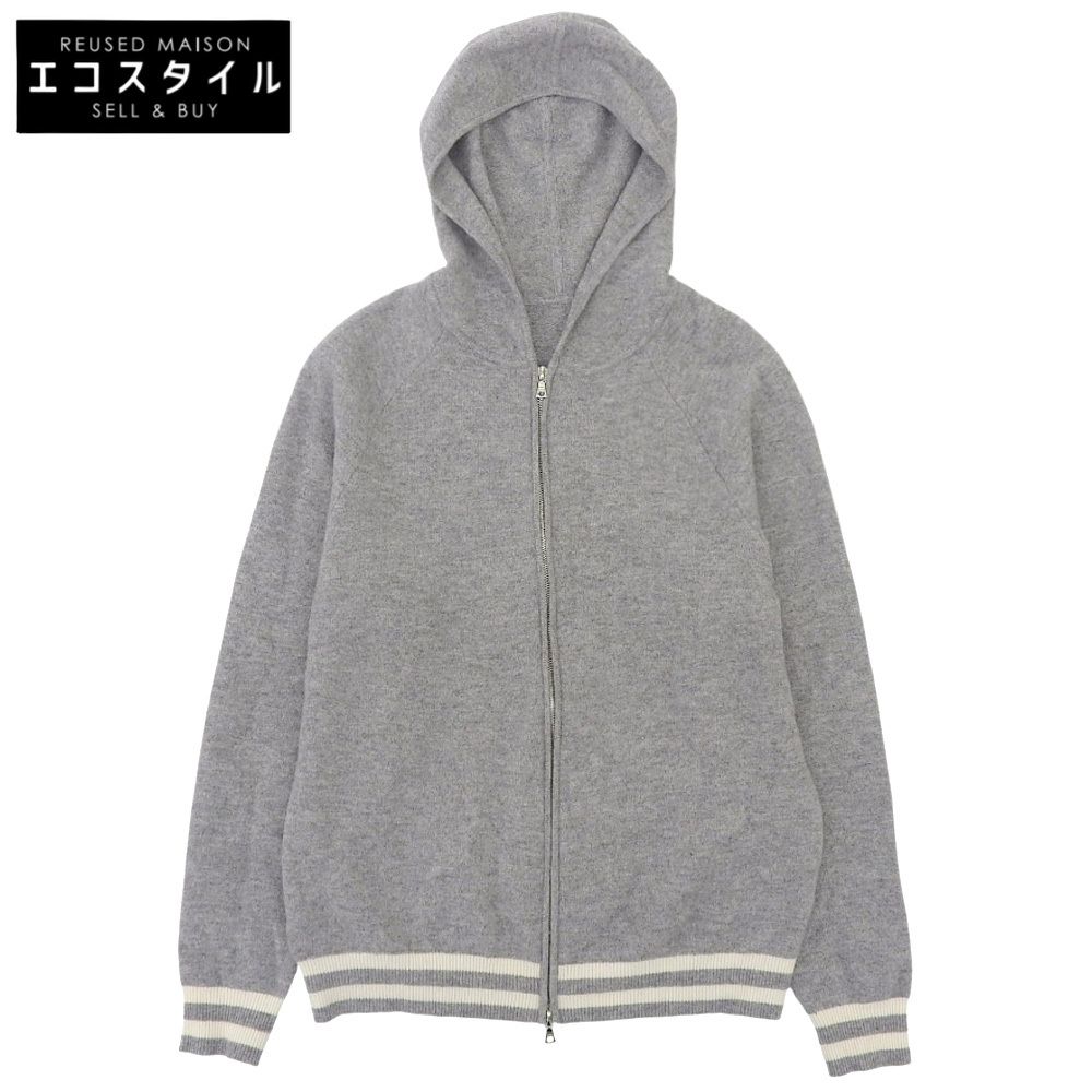 SOPHNET. ソフネット WOOL FLEECE ZIP UP HOODIE ウール トップス メンズ グレー L SOPH-242073 L