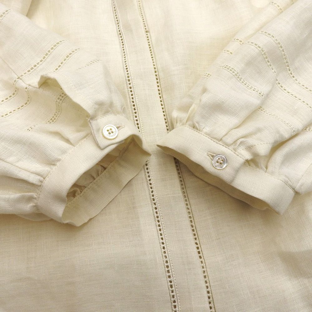  Max MaraWEEKEND マックスマーラウィークエンド リネン シャツ トップス レディース アイボリー 40 その他 トップス